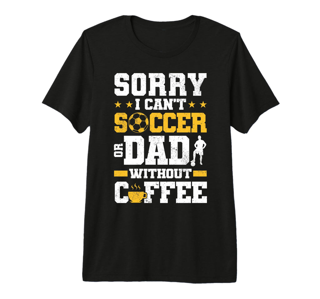 Soccer Dad Coffee Lover Tri Blend T-Shirt - Graphic Print for Adults