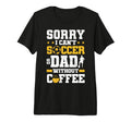 Soccer Dad Coffee Lover Tri Blend T-Shirt - Graphic Print for Adults