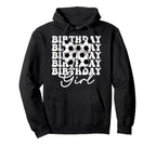 Birthday Soccer Coquette Bow Hoodie - Fun Novelty Design Unisex
