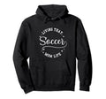 Fun Living That Soccer Mom Life Hoodie - Casual Everyday Wear for Adults