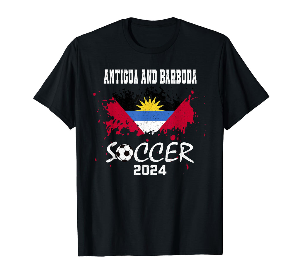 Antigua And Barbuda Football T-Shirt - Fun Novelty Design for Adults