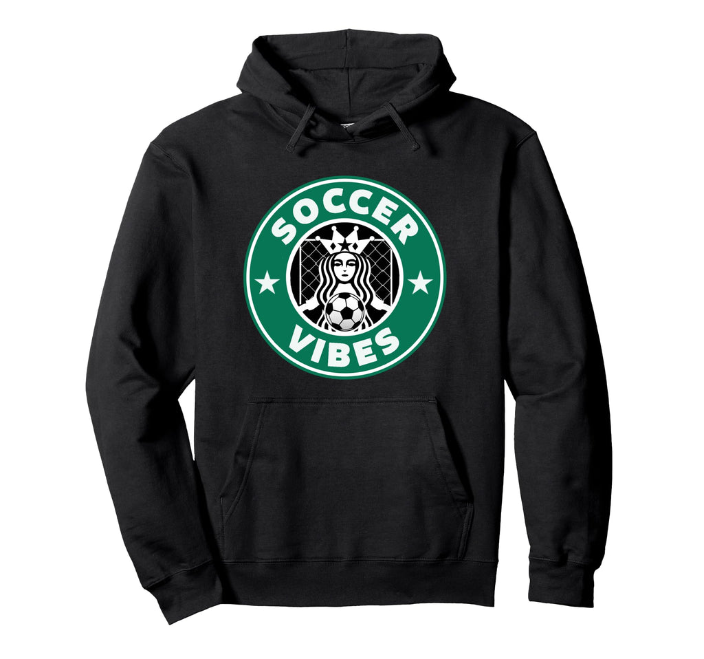 Soccer Vibes Teens Practice Or Game Hoodie - Casual Everyday Wear Unisex
