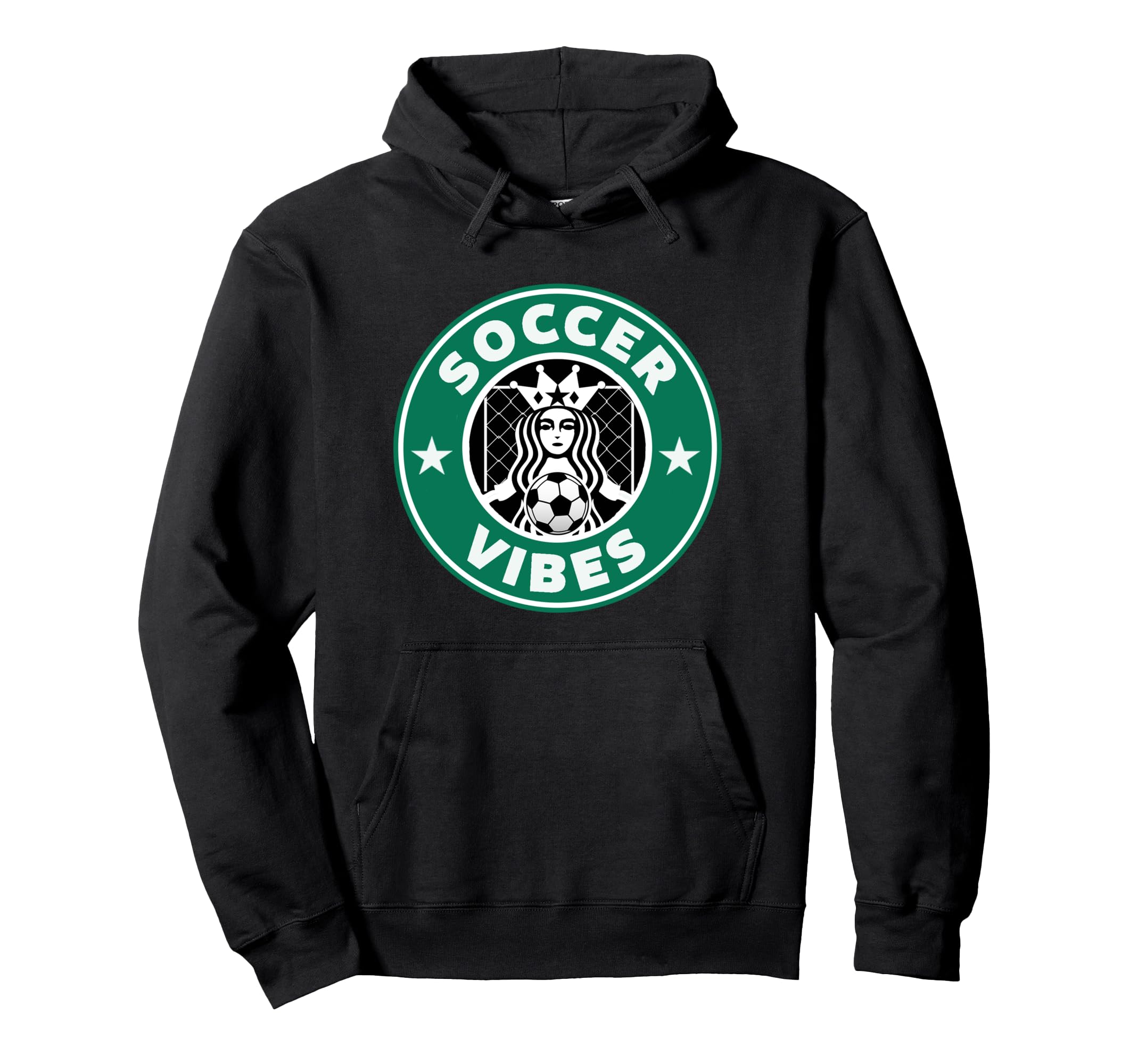 Soccer Vibes Teens Practice Or Game Hoodie - Casual Everyday Wear Unisex