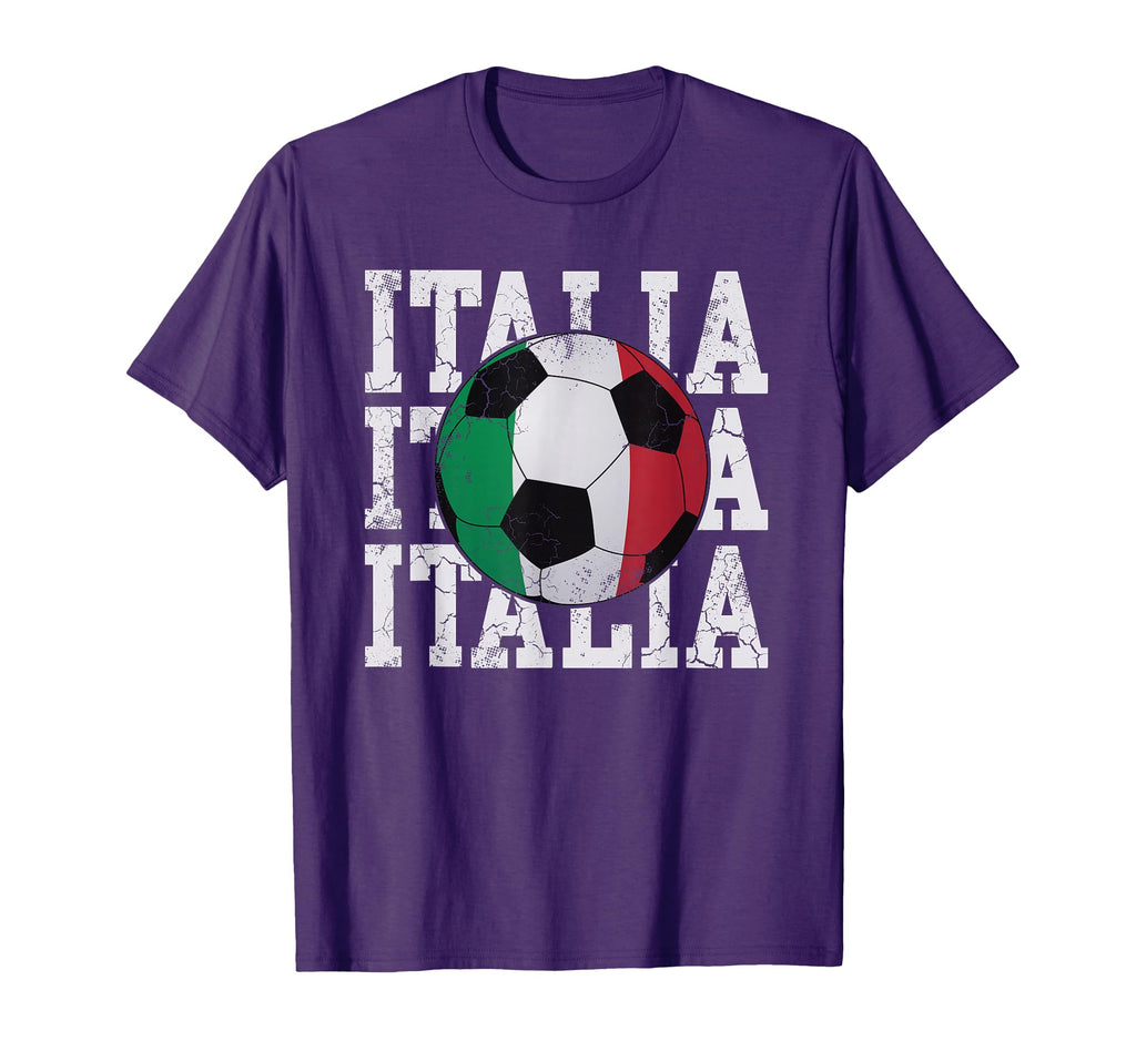 Italia Flag Soccer Ball Italian Italy T-Shirt - Unique Graphic Men Women