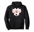Coquette Soccer Heart Bow Football Hoodie - Graphic Print for Adults
