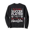 My Favorite Soccer Player Calls Me Sweatshirt - Trendy Graphic for Adults