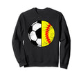 Soccer Softball Player Funny Sweatshirt - Novelty Apparel for Adults