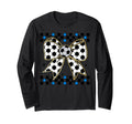 Soccer Bow Checkered Ribbon Gift Sweatshirt - Fun Novelty Design Men Women