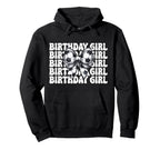 Birthday Soccer Coquette Bow Hoodie - Trendy Graphic Men Women