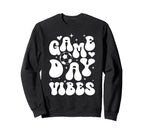 Groovy Soccer Game Day Vibes Game Sweatshirt - Trendy Graphic for Adults