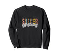 Soccer Grammy Leopard Cheetah Sweatshirt - Casual Everyday Wear Men Women