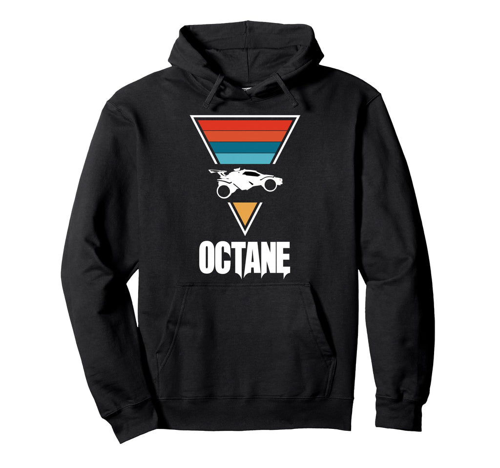Octane Rocket Soccer Sunset Distressed Hoodie - Streetwear Style Unisex