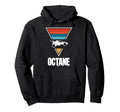 Octane Rocket Soccer Sunset Distressed Hoodie - Streetwear Style Unisex