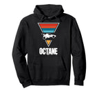 Octane Rocket Soccer Sunset Distressed Hoodie - Streetwear Style Unisex