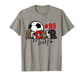 Soccer Mom 95 Custom Number Mothers Day T-Shirt - Streetwear Style Unisex