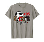 Soccer Mom 95 Custom Number Mothers Day T-Shirt - Streetwear Style Unisex