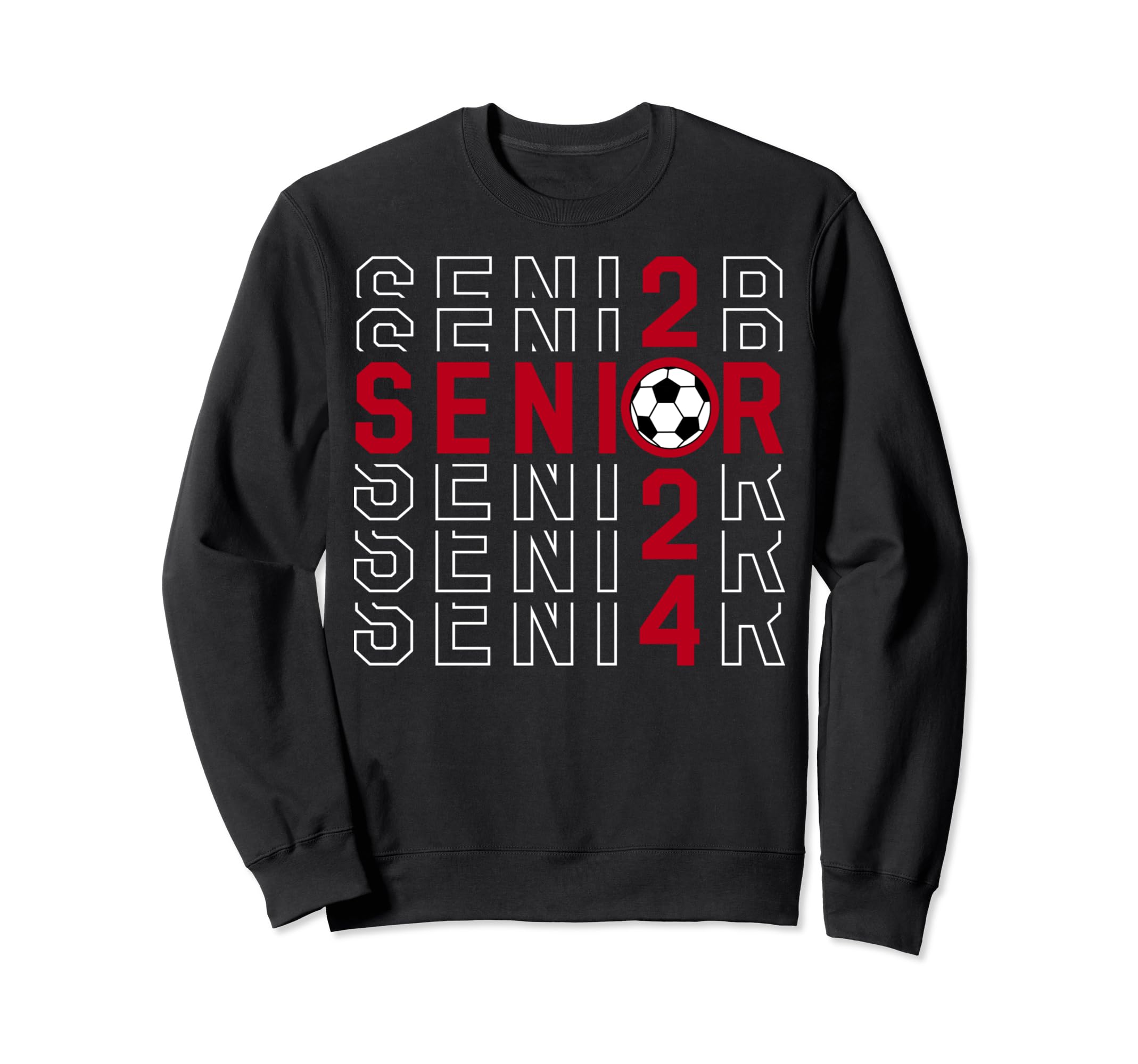 Senior Class 2024 Graduation Maroon Sweatshirt - Unique Graphic Unisex