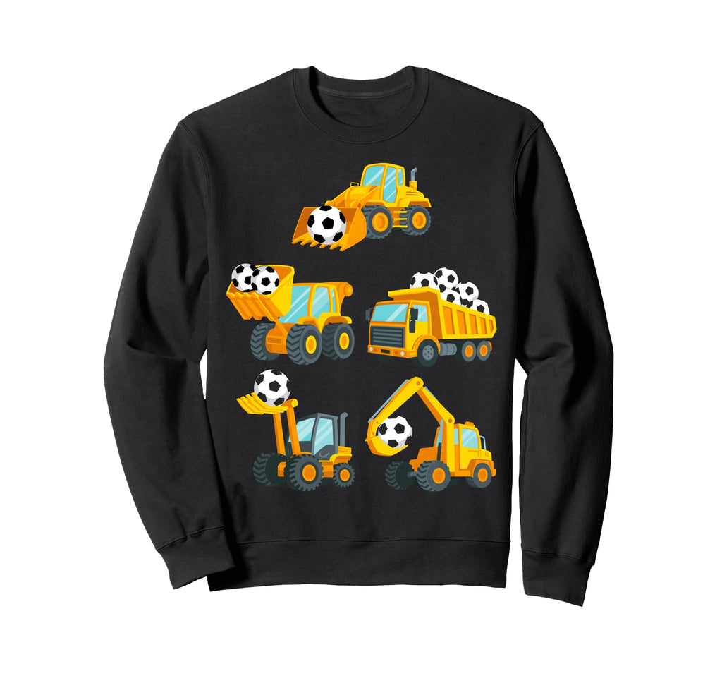 Construction Trucks Carrying Sweatshirt - Aesthetic Graphic Men Women