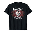 Baller Mom Proud Baseball Soccer T-Shirt - Trendy Graphic for Adults