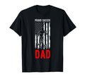 Proud Soccer Dad Usa Flag Family Football T-Shirt - Graphic Print Unisex