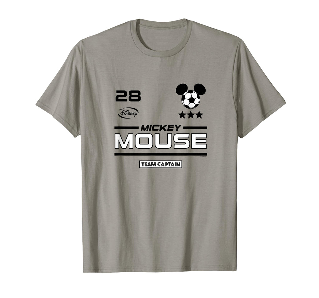 Mickey Mouse Team Captain Soccer Jersey T-Shirt - Trendy Graphic Unisex