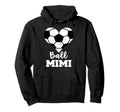 Ball Mimi Funny Soccer Heart Hoodie - Minimalist Print Unisex