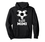 Ball Mimi Funny Soccer Heart Hoodie - Minimalist Print Unisex