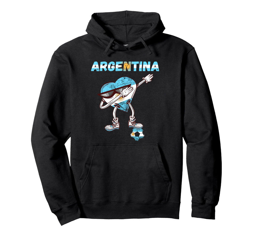 Argentinian Soccer Team Heart Sun May Hoodie - Graphic Print Men Women