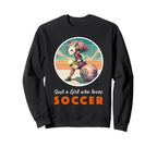 Soccer Anime Manga Unicorn Soccer Sweatshirt - Streetwear Style Unisex