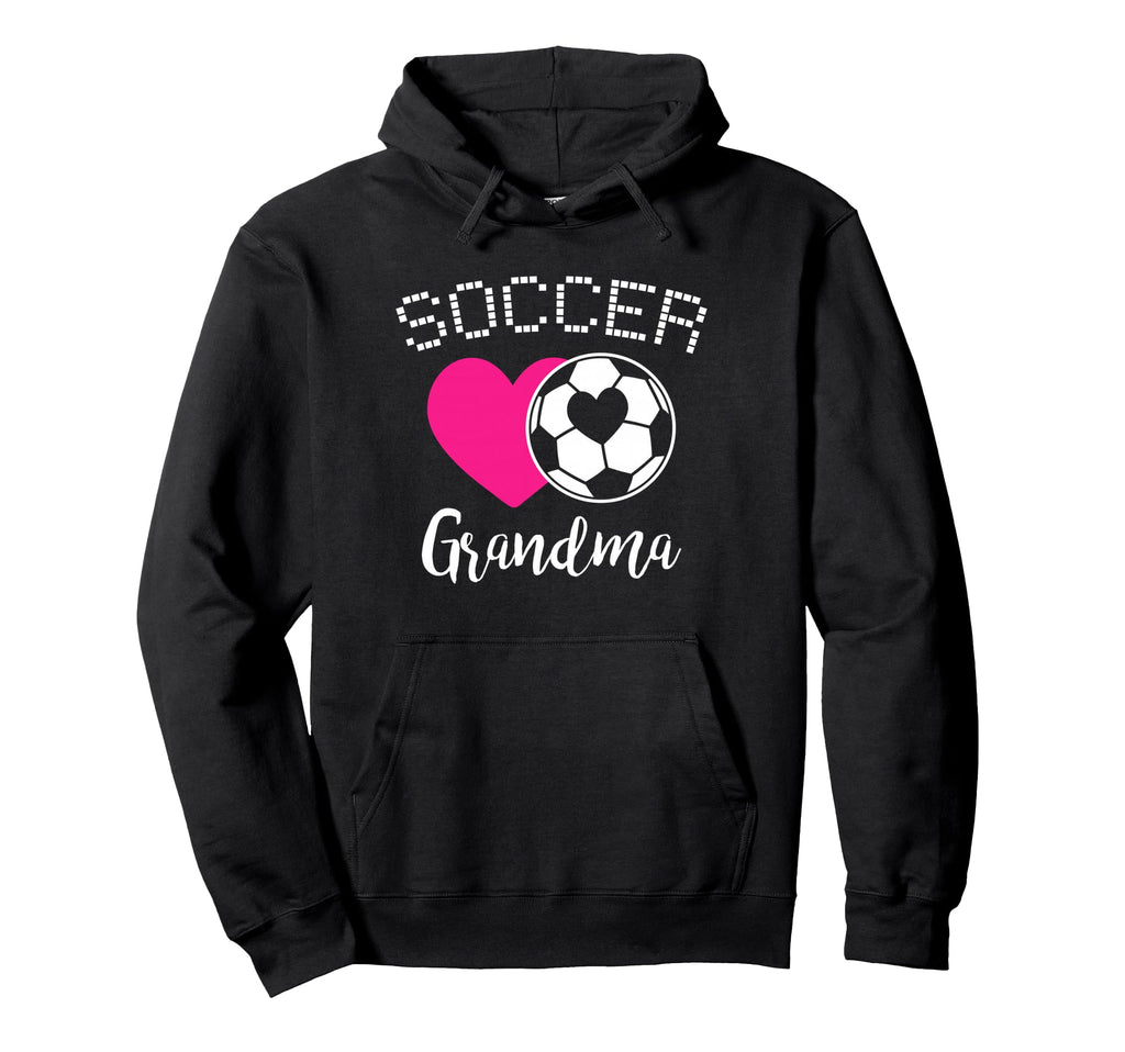 Soccer Grandma Love Heart Nana Granny Hoodie - Novelty Apparel Men Women