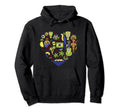 Brazil Heartbeat Soccer Beach Flag Hoodie - Custom Art Print for Adults