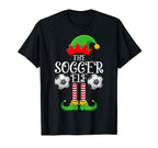 Soccer Elf Family Matching Funny Love Elf T-Shirt - Minimalist Print Unisex