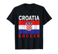 Croatian Soccer Flag Croatia Football T-Shirt - Casual Everyday Wear Unisex