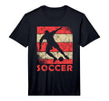 Soccer Striker American Soccer Player Team T-Shirt - Trendy Graphic Unisex