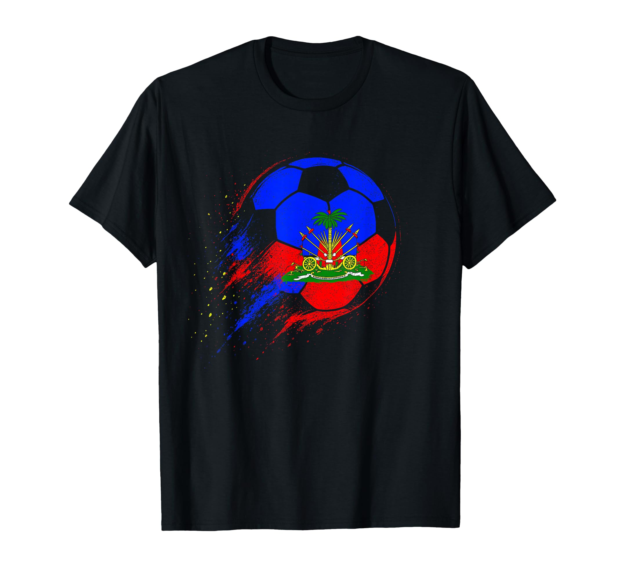 Haiti Soccer Haitian Flag Pride Soccer T-Shirt - Graphic Print Men Women