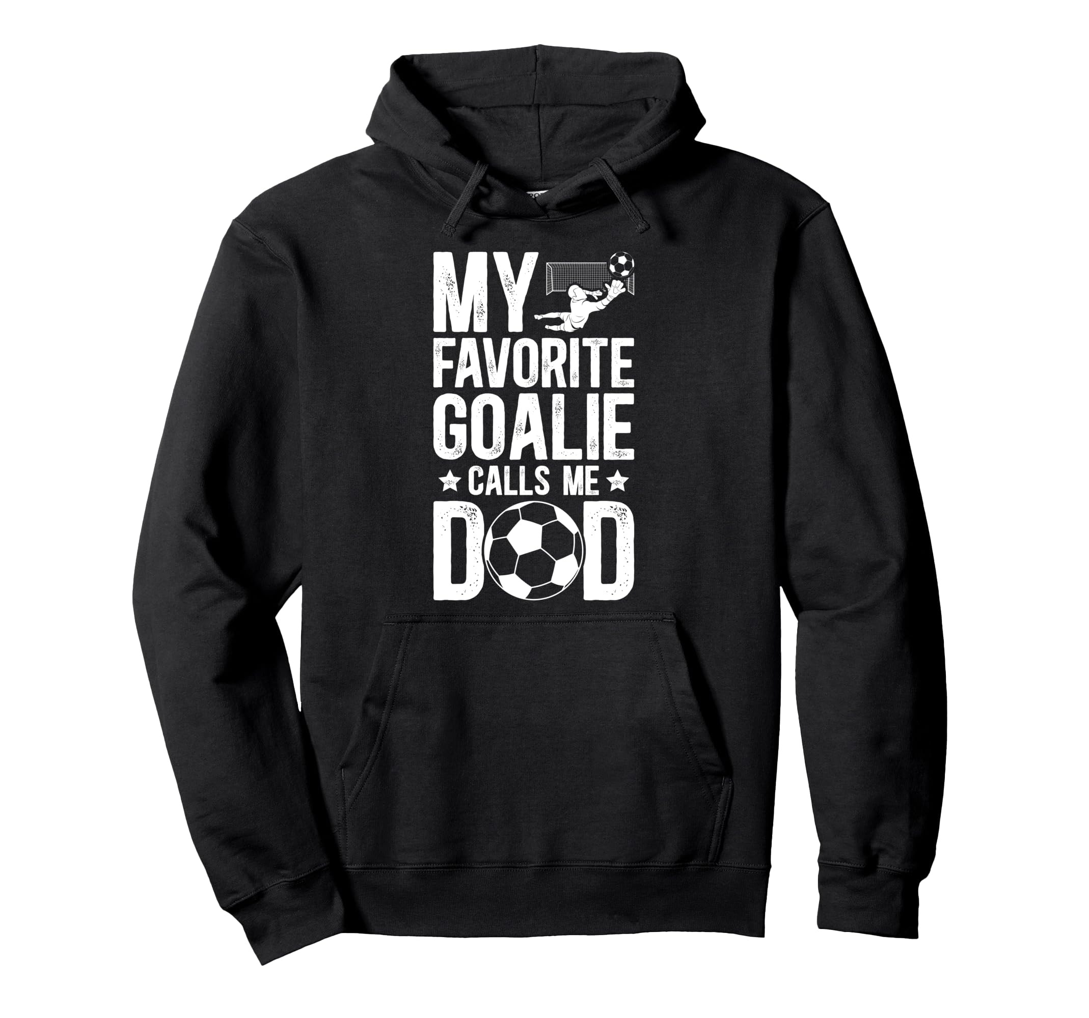 Proud Soccer Goalie Dad Soccer Keeper Dad Hoodie - Streetwear Style Unisex