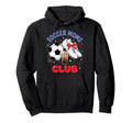 Soccer Moms Club Soccer Cleats Coffee Game Hoodie - Unique Graphic Unisex