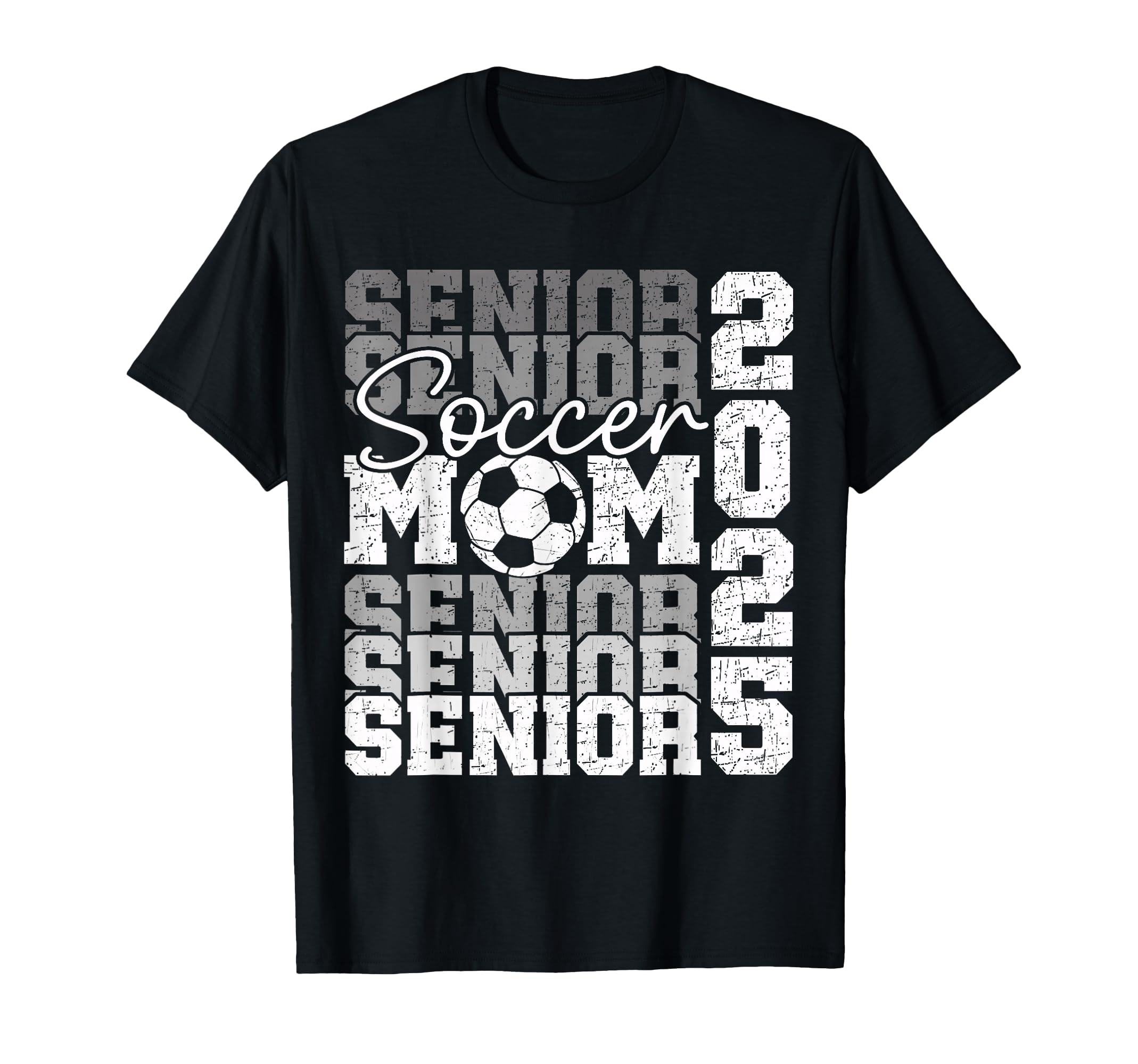 Senior Mom 2025 Soccer Class 2025 T-Shirt - Fun Novelty Design for Adults