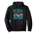 Funny Goalkeeper Ice Hockey Player Hoodie - Streetwear Style Men Women