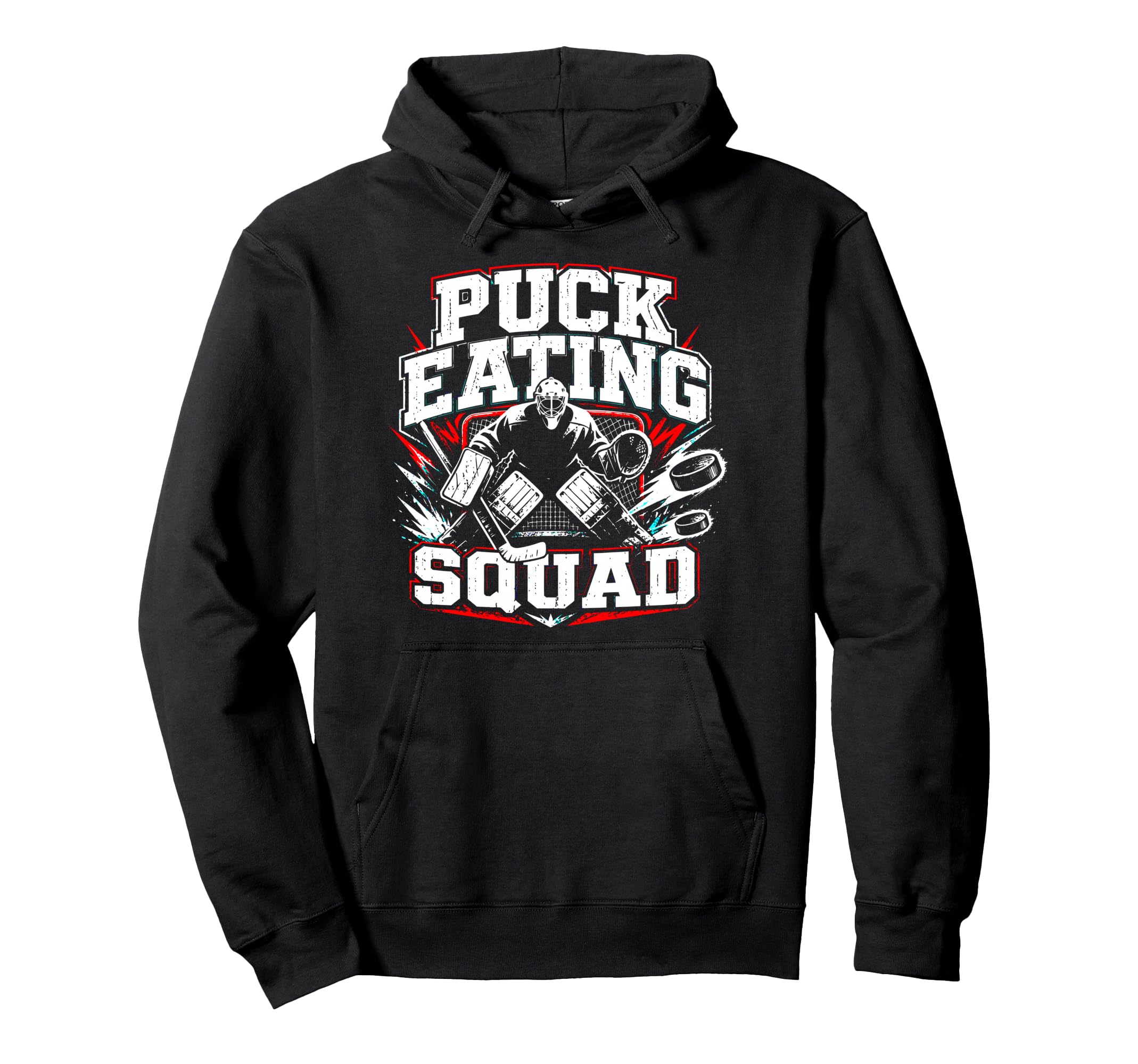 Ice Hockey Goalie Team Goalkeeper Hoodie - Custom Art Print for Adults