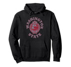 Red And Gray Washington Soccer Mom Hoodie - Unique Graphic Unisex