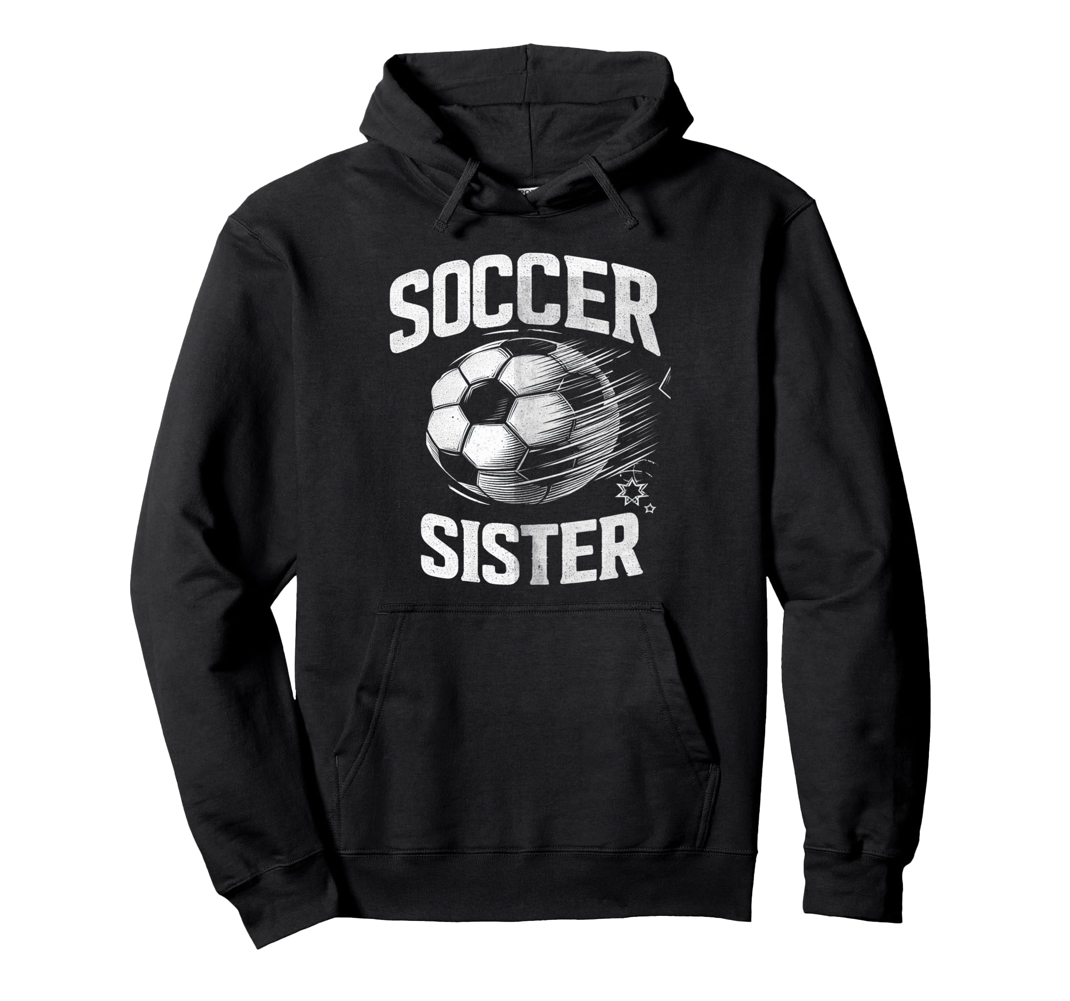 Soccer Sister Football Lover Gifts Hoodie - Fun Novelty Design Men Women