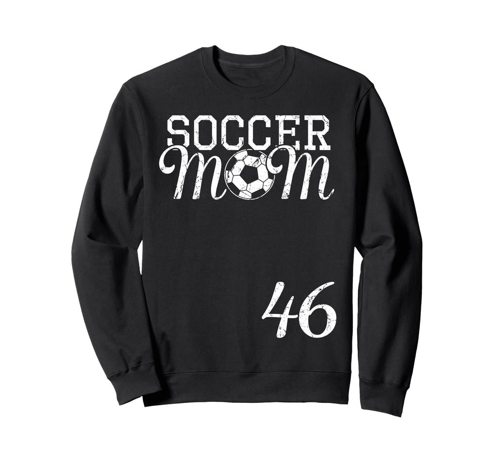 Soccer Mom Jersey Number 46 Favorite Sweatshirt - Graphic Print Unisex
