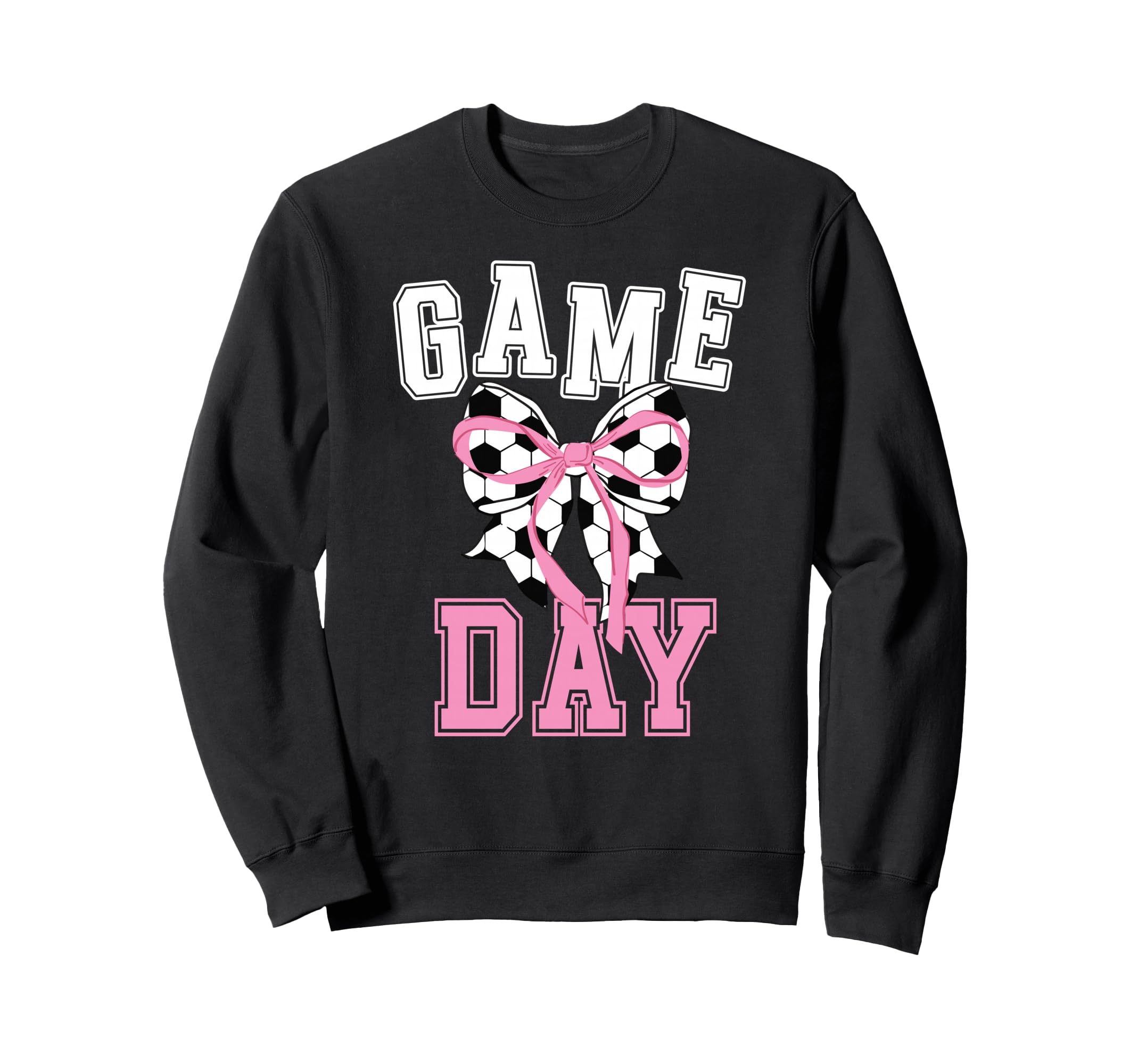 Game Day Soccer Game Day Coquette Sweatshirt - Novelty Apparel Unisex