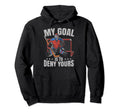 Funny Goalie Ice Hockey Goalkeeper Hoodie - Casual Everyday Wear Unisex