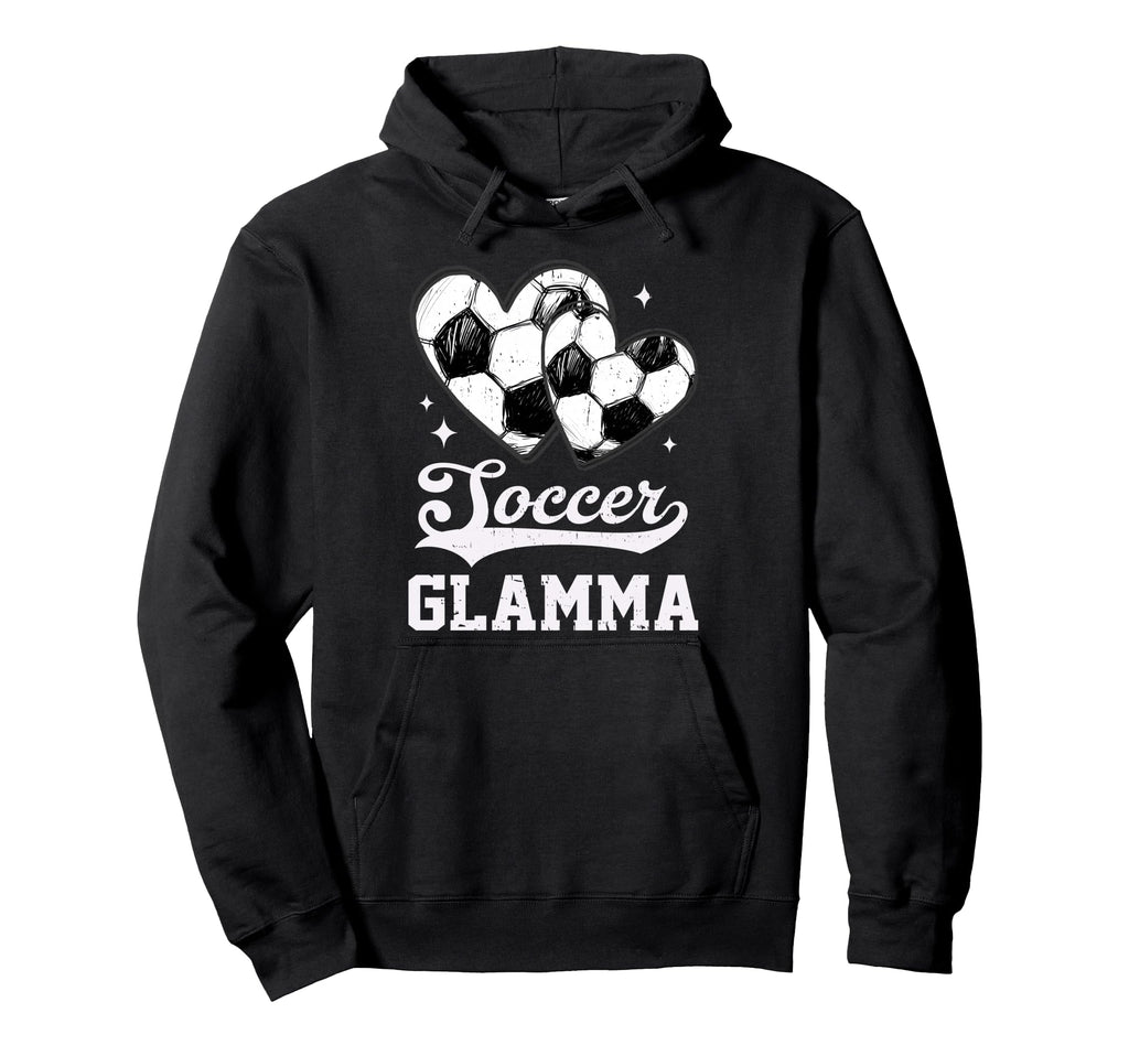 Soccer Heart Glamma Soccer Player Hoodie - Casual Everyday Wear Unisex