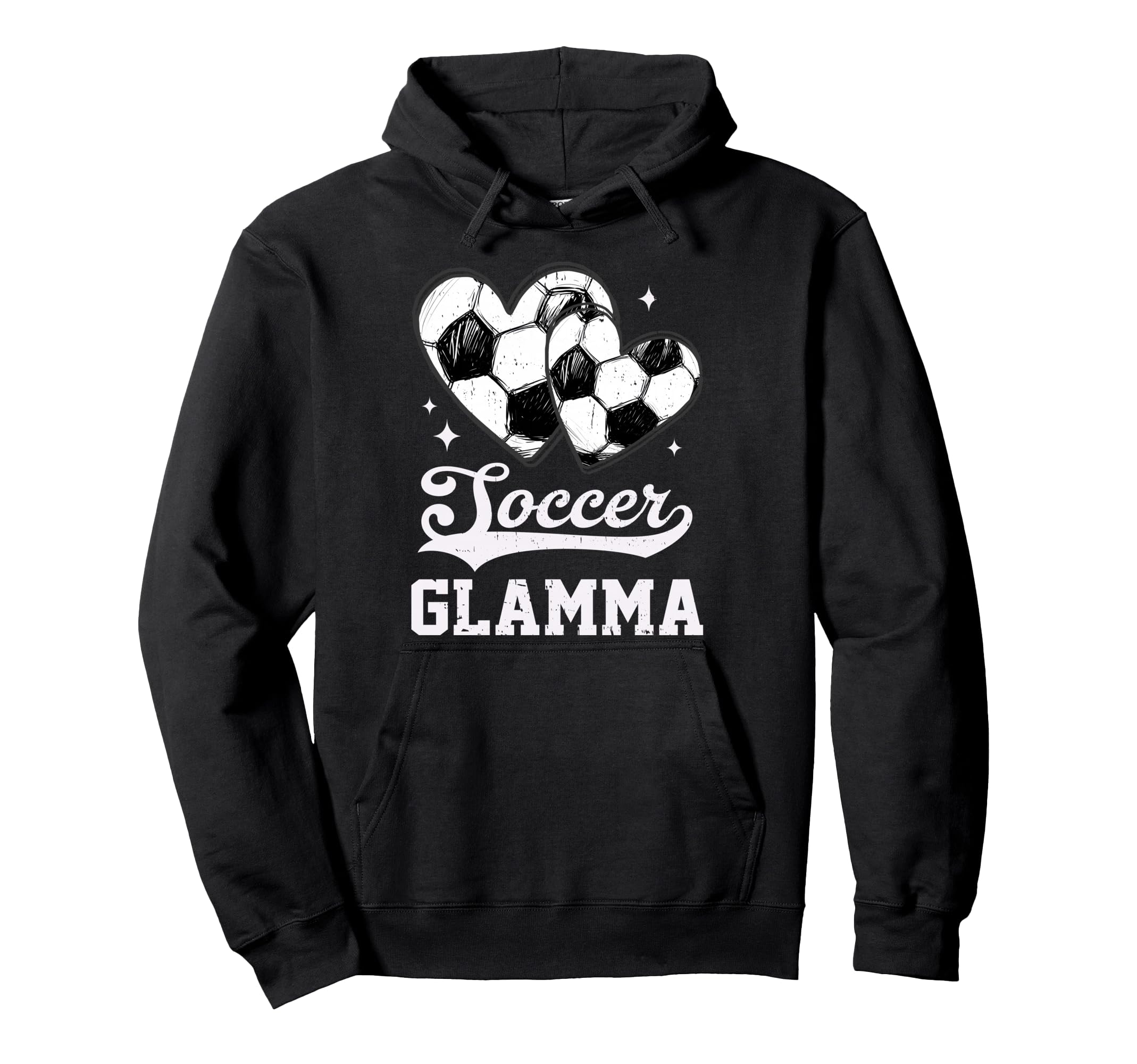 Soccer Heart Glamma Soccer Player Hoodie - Casual Everyday Wear Unisex