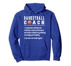 Basketball Coach Definition Basketball Hoodie - Unique Graphic for Adults