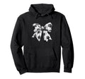 Coquette Bow Soccer Ball Mom Life Hoodie - Fun Novelty Design for Adults