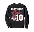 10Th Birthday Party American Flag Sweatshirt - Custom Art Print for Adults